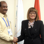 16 October 2019 National Assembly Speaker Maja Gojkovic and the Parliament Speaker of India Om Birla